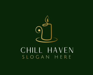 Candle Home Decor Wax logo design