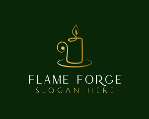 Candle Home Decor Wax logo design