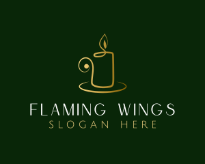 Candle Home Decor Wax logo design