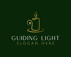 Candle Home Decor Wax logo design