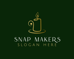 Candle Home Decor Wax logo design