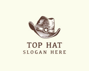 Cowboy Hat Rodeo logo design