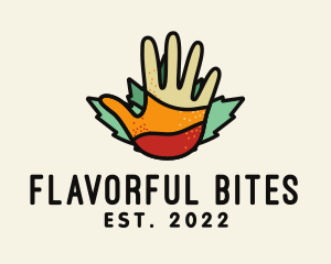 Organic Hand Spices logo design
