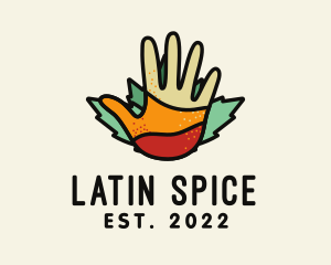 Organic Hand Spices logo design