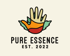 Organic Hand Spices logo design