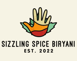 Organic Hand Spices logo design