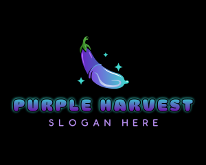 Naughty Eggplant Condom logo design