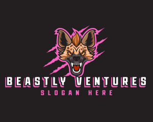 Hyena Beast Scratch logo design