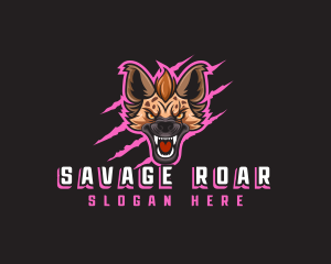 Hyena Beast Scratch logo design