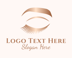 Long Bronze Eyelashes logo