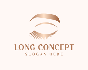 Long Bronze Eyelashes logo