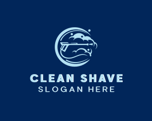 Cleaning Pressure Washer  logo design