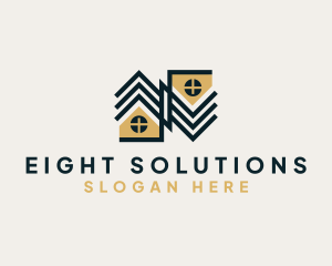 Residential House Roofing  Logo