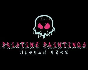 Ghost Graffiti Mural logo design