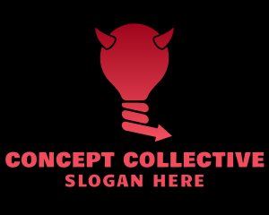 Evil Bulb Idea logo