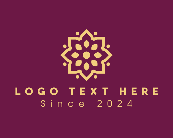 Golden Flower Pattern  logo