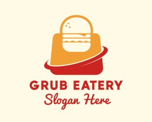 Hamburger Takeaway Bag logo design