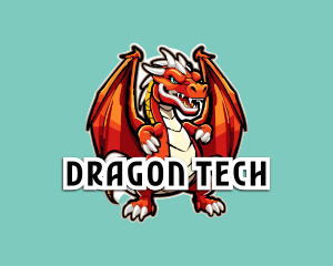 Gaming Dragon Avatar Mascot logo design