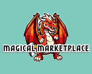 Fantasy Gaming Dragon logo