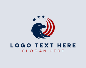 Eagle - Patriotic American Eagle logo design