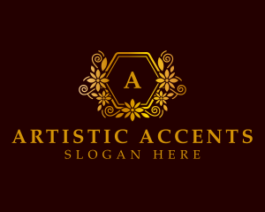 Luxury Floral Ornament logo design