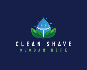 Cleaning Squeegee Nature logo design