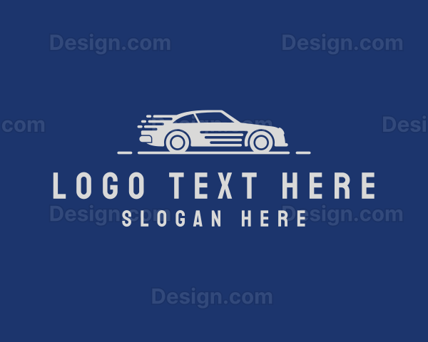 Fast Racing Car Logo