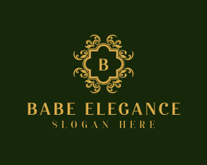 Elegant Floral Boutique logo design