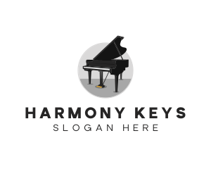 Piano Musical Instrument logo