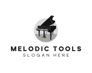 Piano Musical Instrument logo