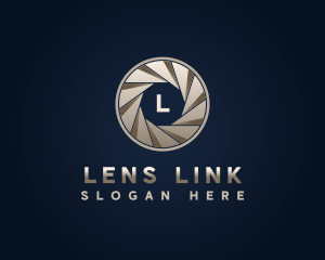 Camera Shutter Lens logo design