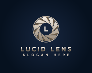 Camera Shutter Lens logo design
