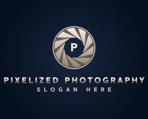 Camera Shutter Lens logo design