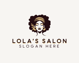 Woman Hair Salon  logo design