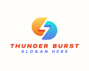 Electric Thunder Bolt logo design