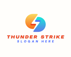 Electric Thunder Bolt logo design