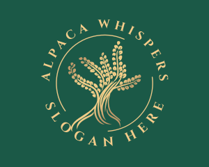 Wellness Golden Tree Logo