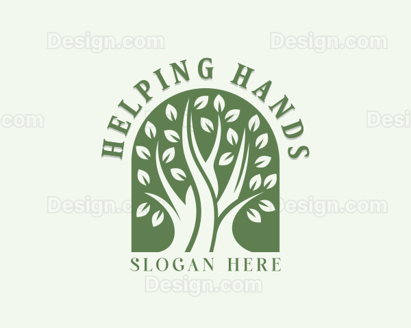 Environmental Garden Tree Logo