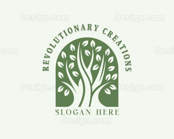 Environmental Garden Tree Logo