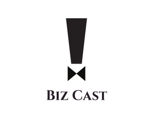 Exclamation Bow Tie logo