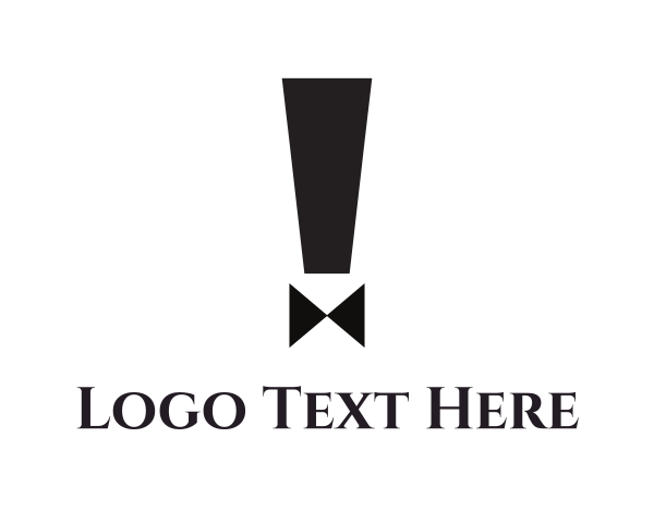Exclamation logo example 1