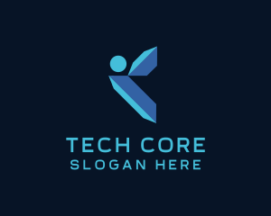 Geometric Digital Tech  logo design