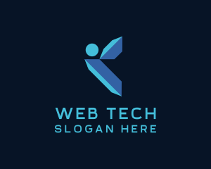 Geometric Digital Tech  logo design