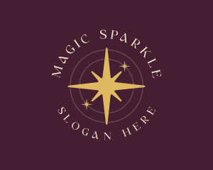 Astral Sparkle Star logo design