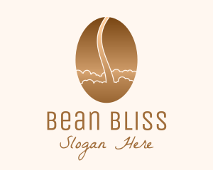 Clouds Coffee Bean logo design