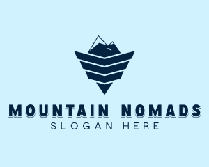 Winged Mountain Peak logo design