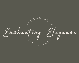 Elegant Cursive Business logo design