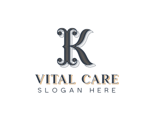 Elegant Business Brand Letter K logo