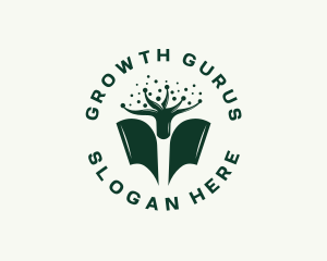 Book Tree Knowledge logo design