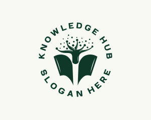 Book Tree Knowledge logo design